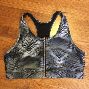 Grey Sports Bra