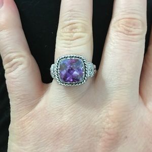 Lia Sophia Tulipa Ring Size 8