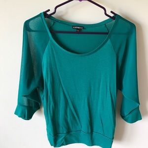 Real express top! Teal!