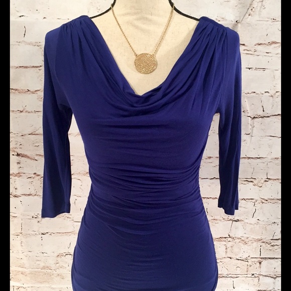 H&M Tops - H&M Cowl/Drape Neck Form Fitting Top