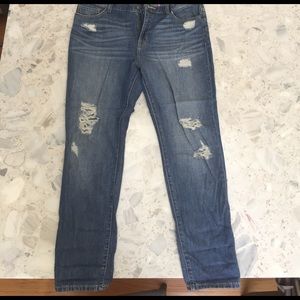 Never worn boyfriend distressed jeans