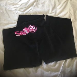 Skin black sweat pant