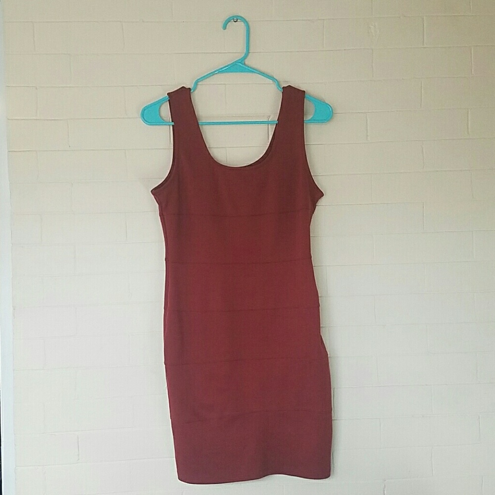 Burgundy Dress