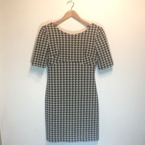 Betsey Johnson Houndstooth keyhole dress