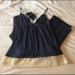 Victoria's Secret pajama set blue