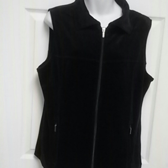 NWOT Westbound Zipper Down Velvet Vest - Picture 4 of 4