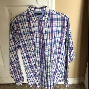 Soft wash casual button down shirt