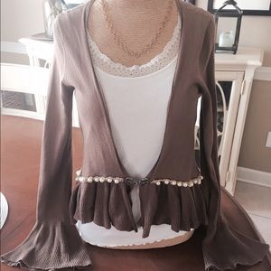 Anthropologie Bell Sleeve Sweater by Moth