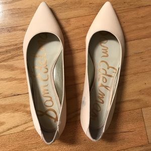 Sam Edelman nude/ blush flats size 9