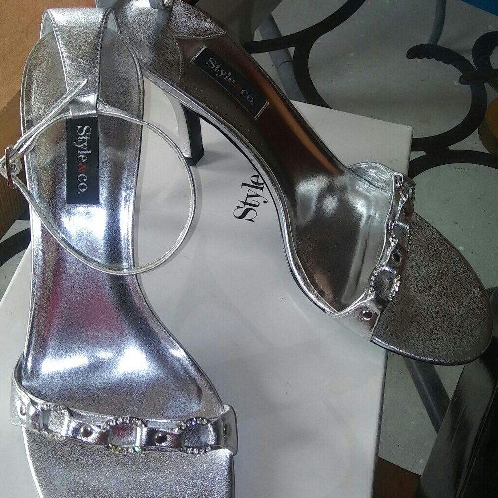 Silver sandal