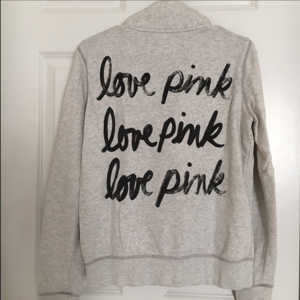 🎈PRICE REDUCED 🎉VS PINK HALF ZIP PULLOVER💖
