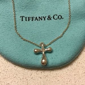 Tiffany & Co Elsa Peretti Cross Necklace