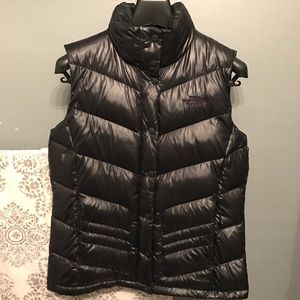 North Face Zip Up and Button Vest