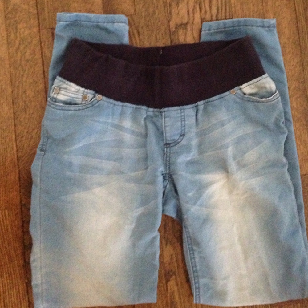 Under belly maternity skinny jeans