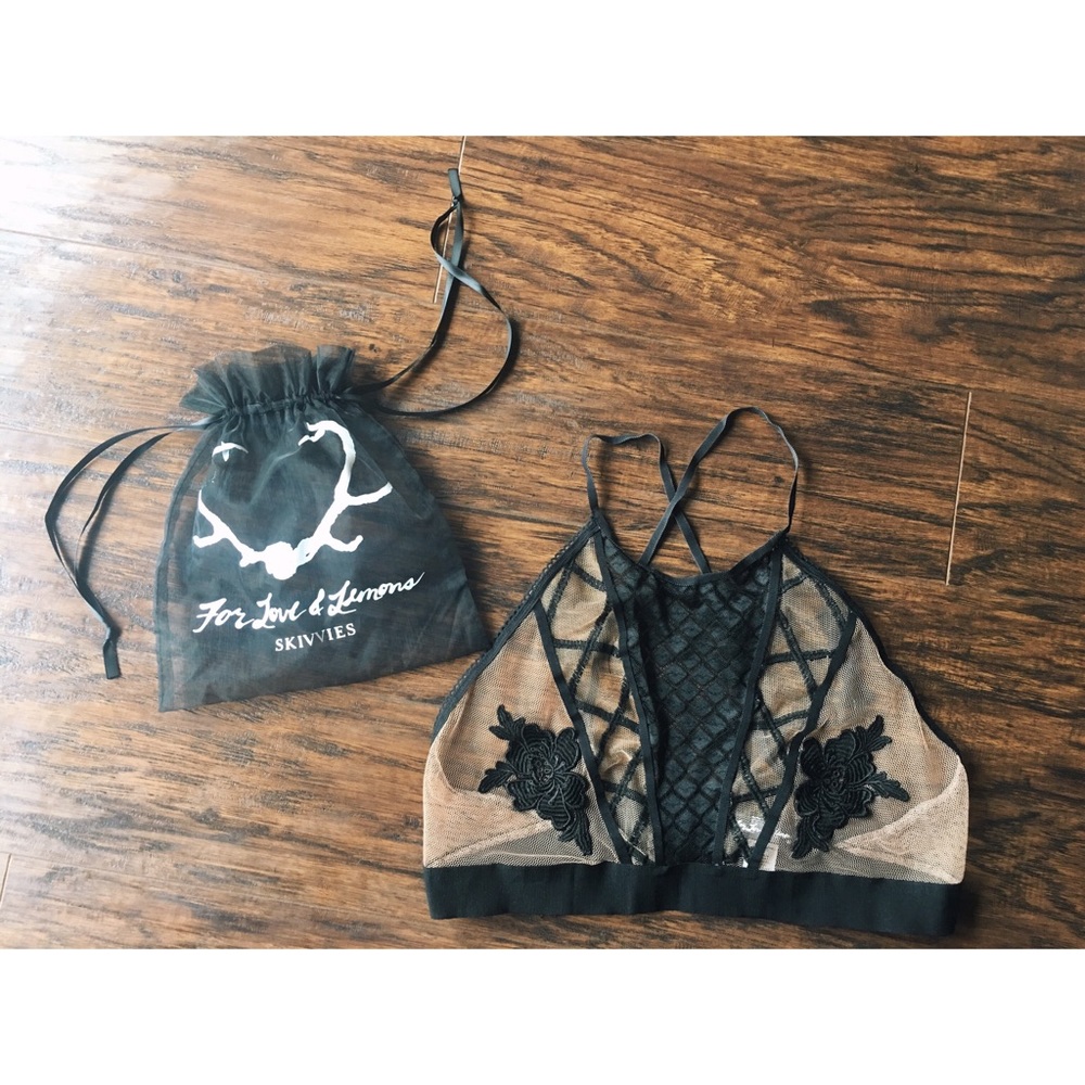 🍋SOLD!🍋For Love & Lemons Delilah Halter Bra - Picture 3 of 5