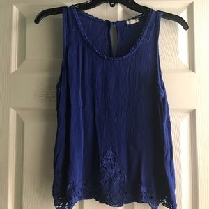Royal blue cute tank top!