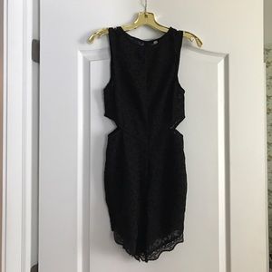 Free People lingerie cut out dress