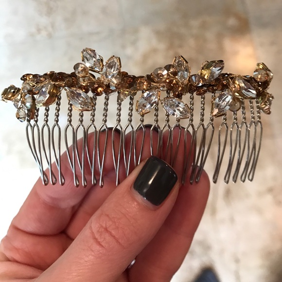 Custom Swarovski Jeweled Hair Piece main image 7