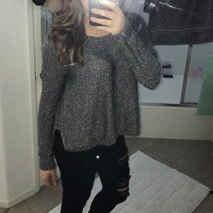 BAR ||| grey/blue sweater!