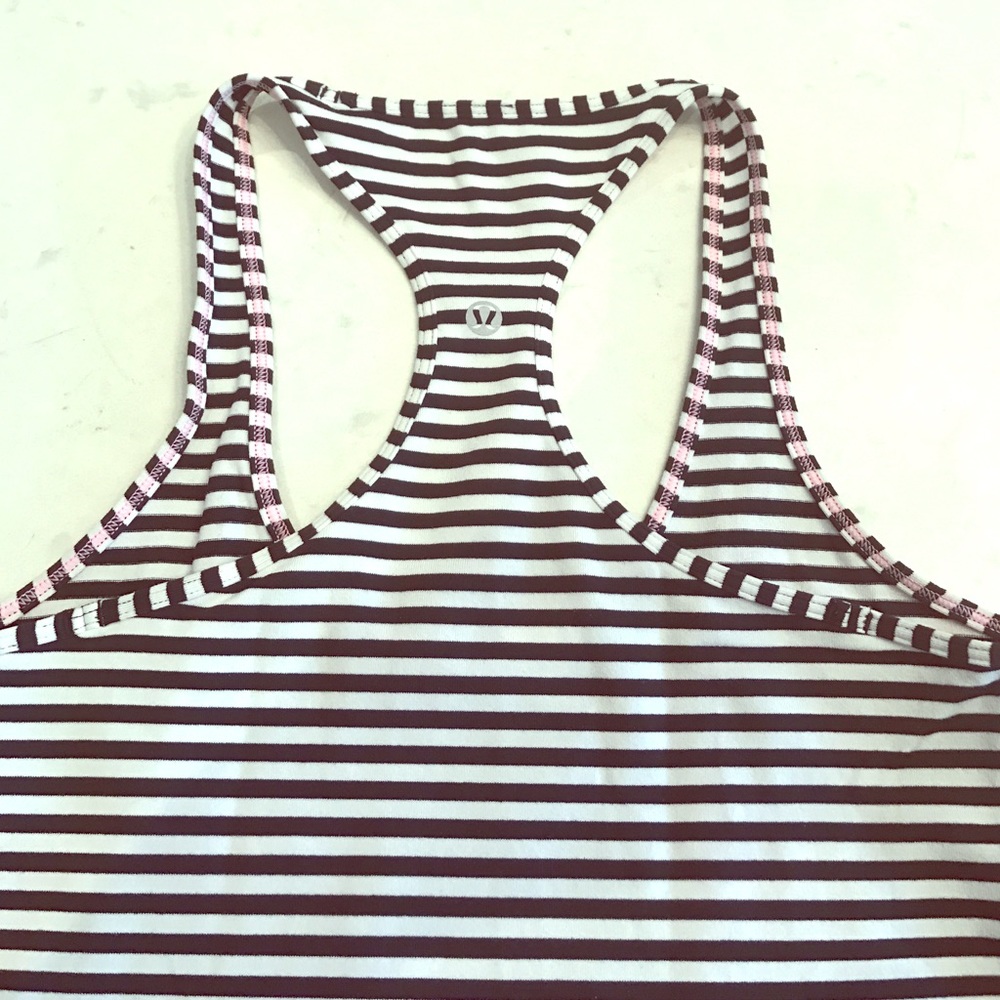 Lululemon stripe cool racerback