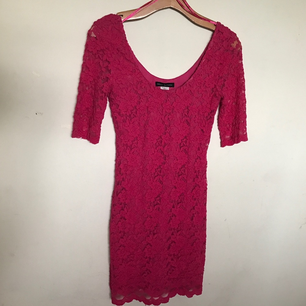 Pink Lace Dress