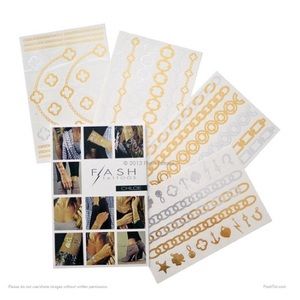 Set of 2 Flash Tattoos, Chloe. NWT and unopened.