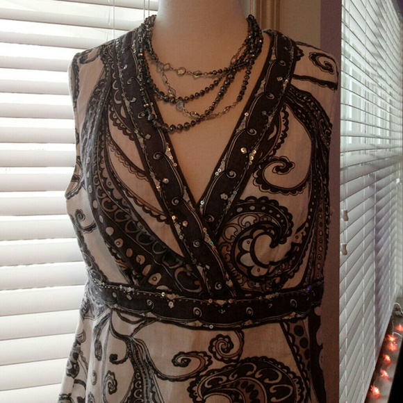 Carole Little Sleeveless Tank  Top - Picture 2 of 3