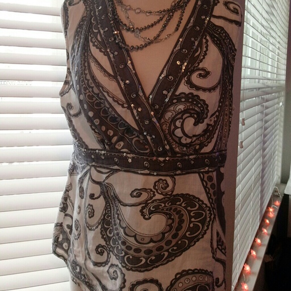 Carole Little Sleeveless Tank  Top - Picture 3 of 3