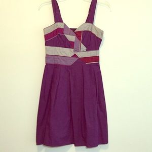 Urban Outfitters Purple Geometric Dress