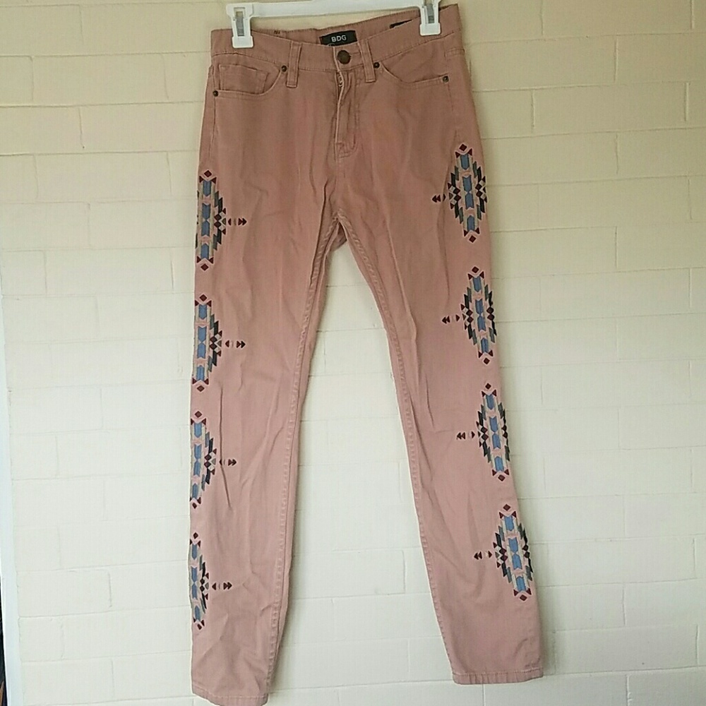 BDG Tribal Enbroideered Pants
