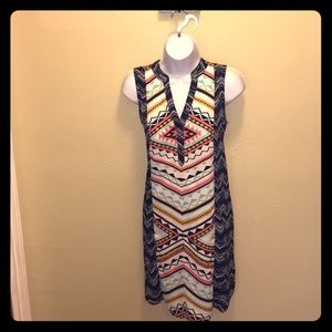 Aztec Print Dress