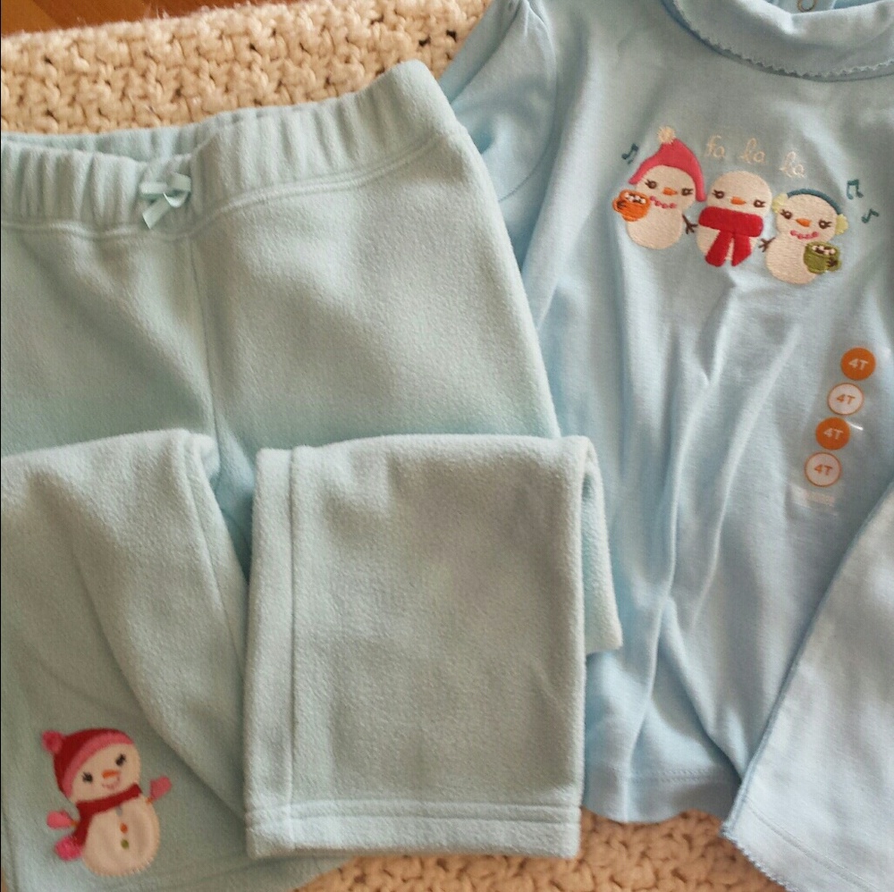 Fleece toddler matching outfit