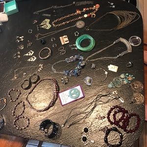 Bundle of costume jewelry
