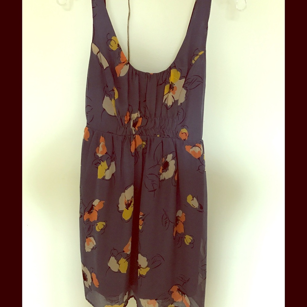 Bar III empire waist smocked dress