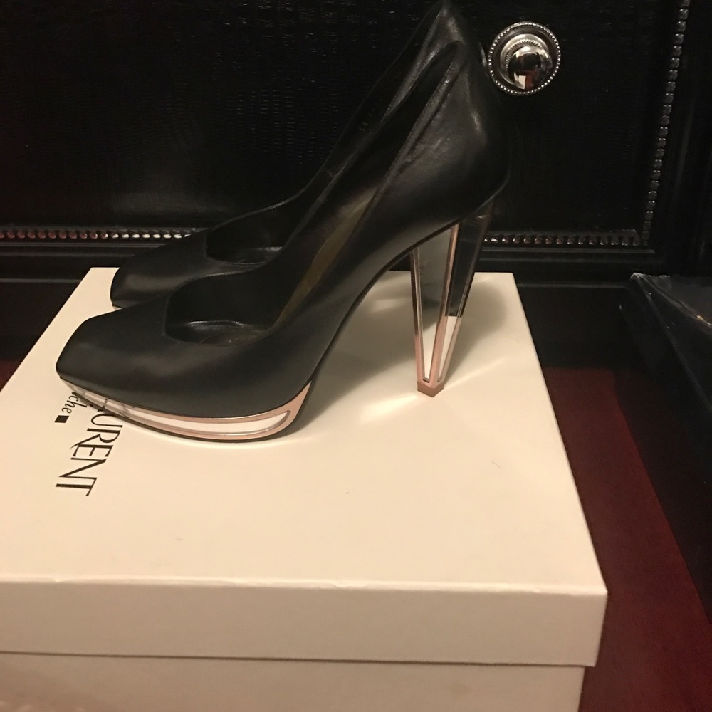 YSL Black Pumps