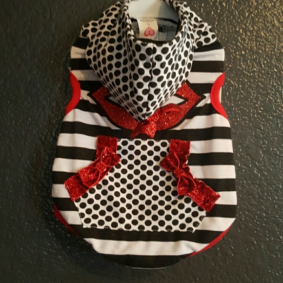 PET DOG CAT HOODIE SPARKLY GLITTER NEW - Picture 1 of 4