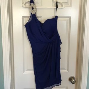 Semi formal one shoulder dress
