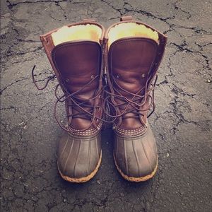 Women's L.L. Bean Boots, 10" Shearling-Lined
