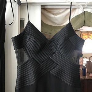 Simple  elegant black long dress