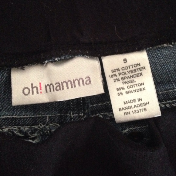 Dark under belly maternity jeans - Picture 3 of 4