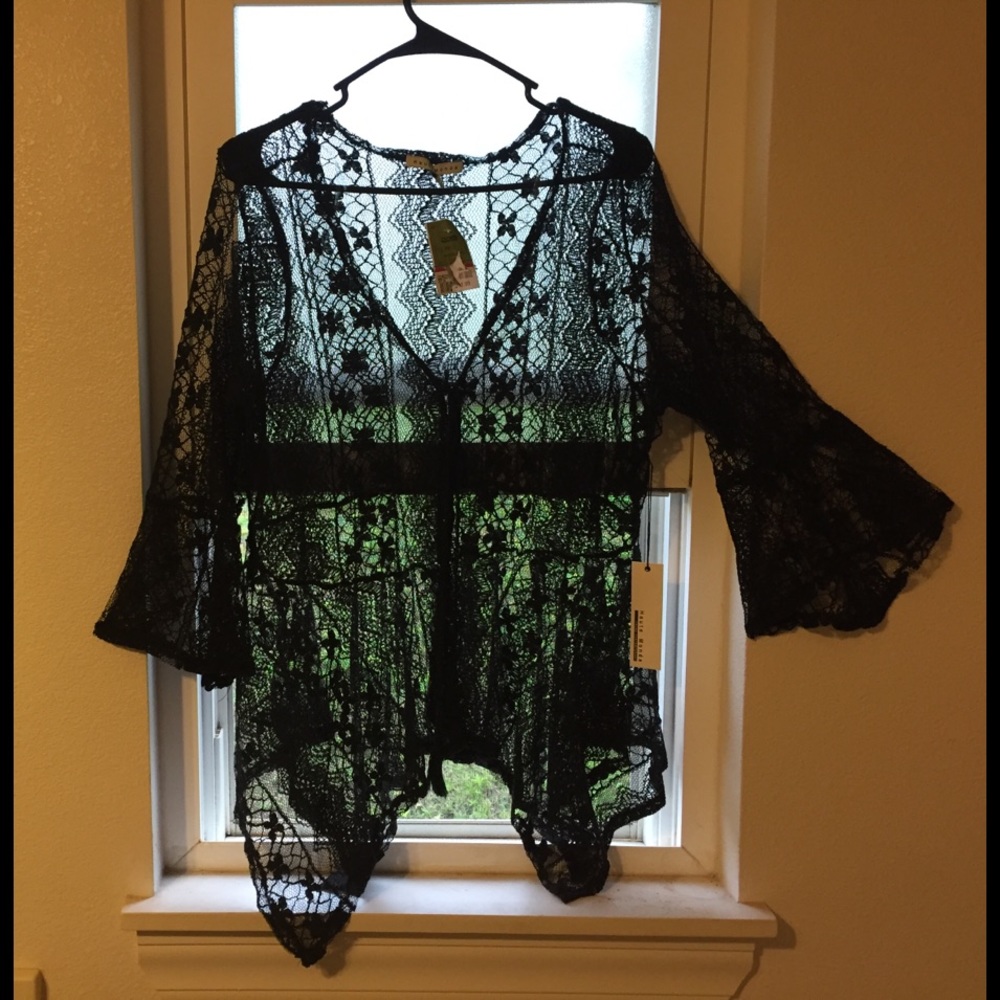 Black HAUTE MONDE long sleeve cardigan
