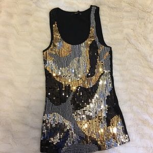 Express Sequin Tank Top