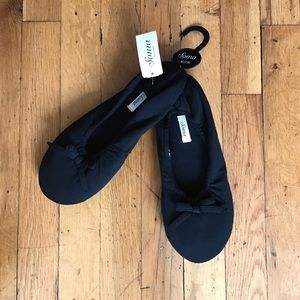 Soma NWT Slippers - Black