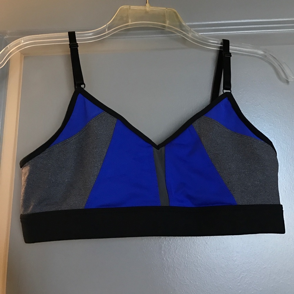 alo Yoga Trace 2 Color Blocking Bra Sz M