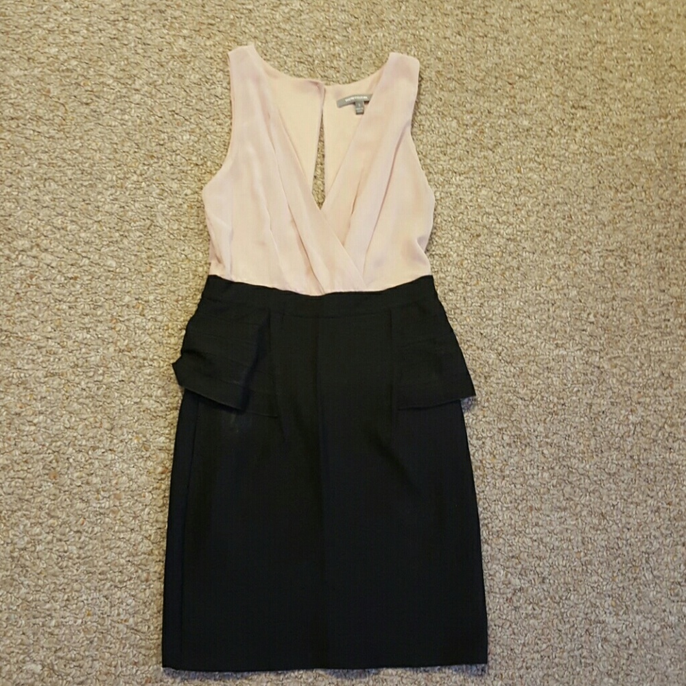 Pink and Black Bandage Party Dress