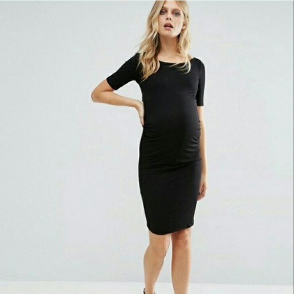 ASOS Maternity Dresses & Skirts - Asos Maternity Bardot Dress with Half Sleeve