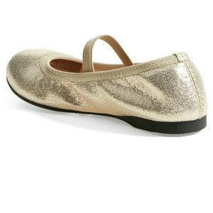 Ruby & bloom  gold flats