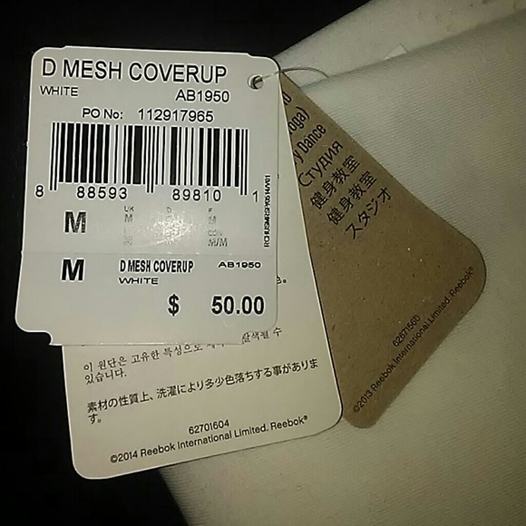 Reebok Crop Top Shirt Adidas Nike GymShark NWT - Picture 3 of 4