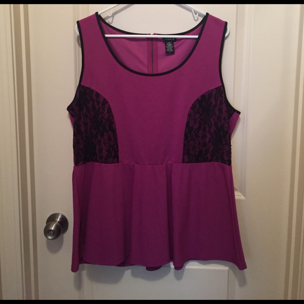 Torrid Peplum Blouse