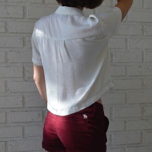 Abercrombie & Fitch Burgundy Shorts